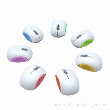 2.4GHz wireless optical mouse, 10m transmission range